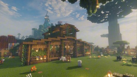 我的世界怎么做马棚